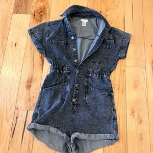 Altar'd State Denim Romper